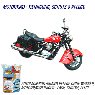 Motorradpflege - Autolack-Bodyguard